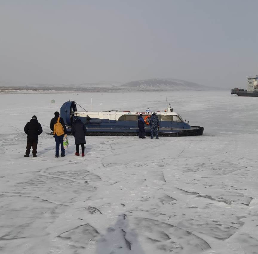 Рейд на красноярском водохранилище